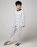 Kidz Too Top - Bottom Pajama Set Long Sleeve Long Pants Fullprint Bubble