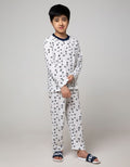 Kidz Too Top - Bottom Pajama Set Long Sleeve Long Pants Fullprint Bubble