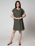 St. Yves Sleepwear Short Sleeve Midi Dress