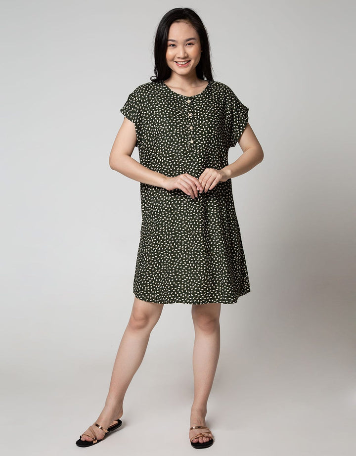 St. Yves Sleepwear Short Sleeve Midi Dress