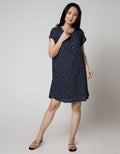 St. Yves Sleepwear Short Sleeve Midi Dress