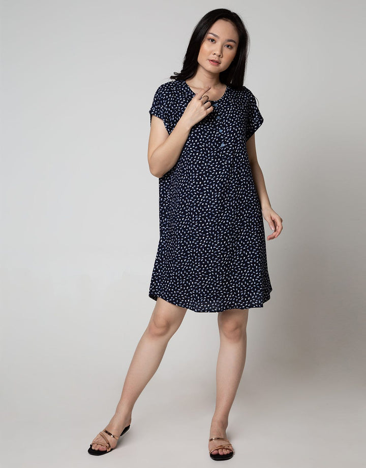 St. Yves Sleepwear Short Sleeve Midi Dress