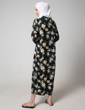 St. Yves Ls Maxi Dress Dark Cleome