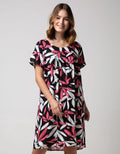 St. Yves Short Sleeve Midi Dress Art Champora