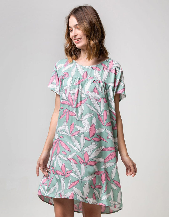 St. Yves Short Sleeve Midi Dress Art Champora