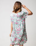 St. Yves Short Sleeve Midi Dress Art Champora