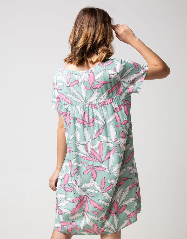 St. Yves Short Sleeve Midi Dress Art Champora