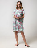 St. Yves Short Sleeve Midi Dress Art Champora