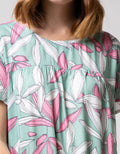St. Yves Short Sleeve Midi Dress Art Champora