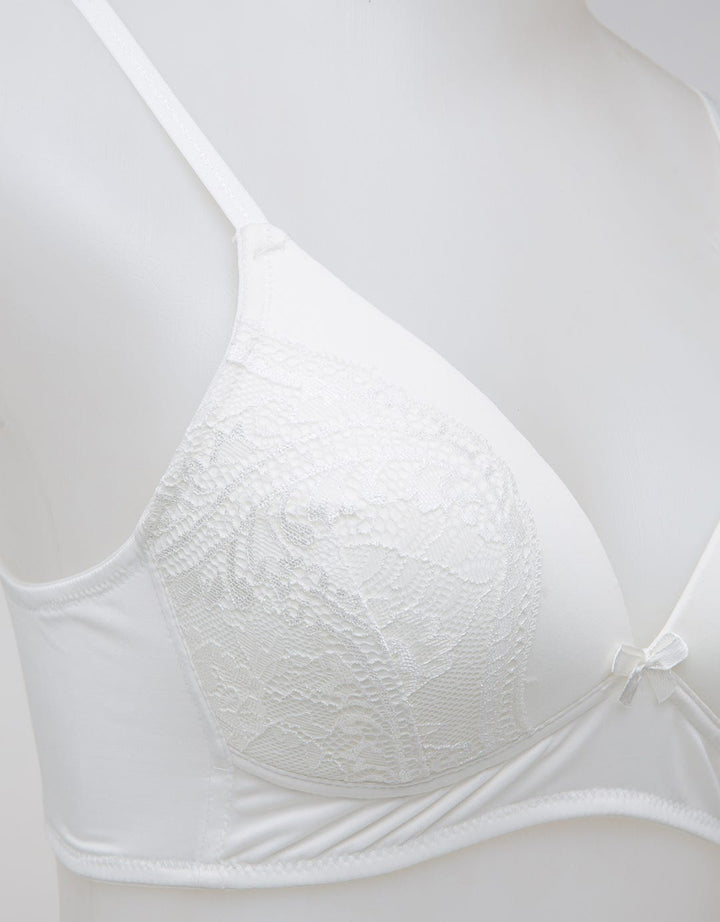 St. Yves Non Push Up Regular Bra Lace Offwhite