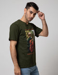 Nevada Men Denim Short Sleeve T-Shirt Print Adventure