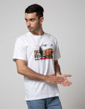Nevada Men Denim Short Sleeve T-Shirt Print Adventure