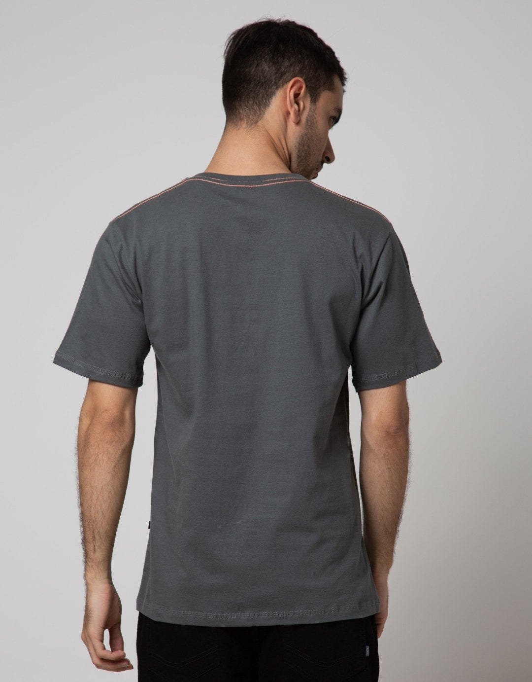 Nevada Men Denim Short Sleeve T-Shirt Print Adventure