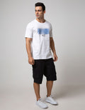 Nevada Short Sleeve T-shirt Print Denim