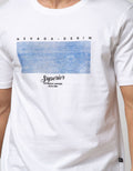 Nevada Short Sleeve T-shirt Print Denim