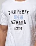 Nevada Short Sleeve T-shirt Print Property Of Nevada