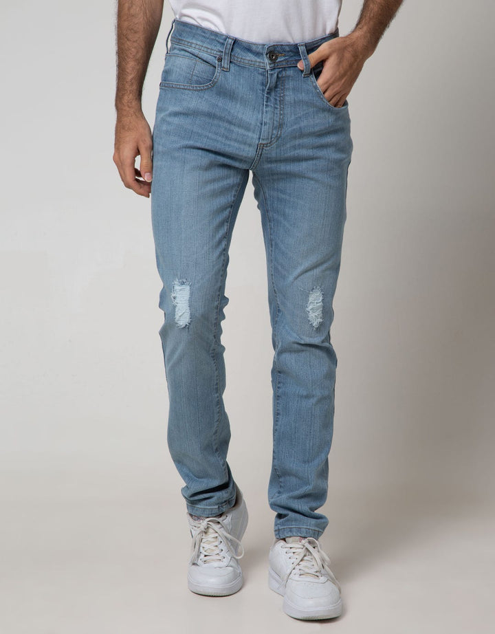 Nevada Long Pants Denim Slim Fit With Destroy
