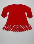 Disney Long Sleeve Midi Dress Minnie Polka