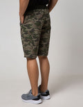 Nevada Short Pants Woven With Rib Manset Waist Print Army