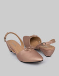 Details Slingback Shoes Ribbon