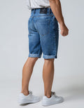 Nevada Short Pants Denim With Destroy