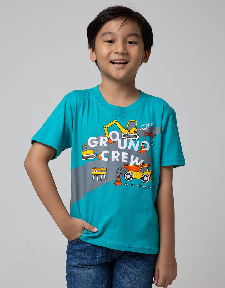 Little M Short Sleeve T-Shirt Ki Best Buy Excavator Ground Crew