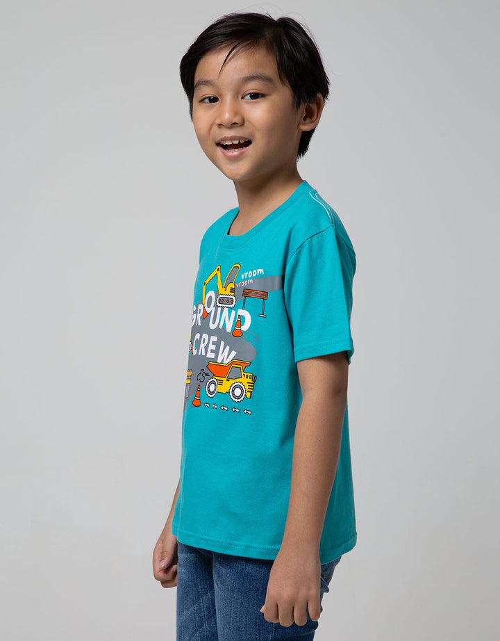 Little M Short Sleeve T-Shirt Ki Best Buy Excavator Ground Crew