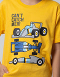 Little M Short Sleeve T-shirt Kids Best Buy Car Racing Can't Catch Me