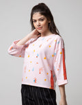 Details of Flower Print Sweatshirt