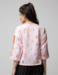 Details of Flower Print Sweatshirt
