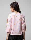 Details of Flower Print Sweatshirt
