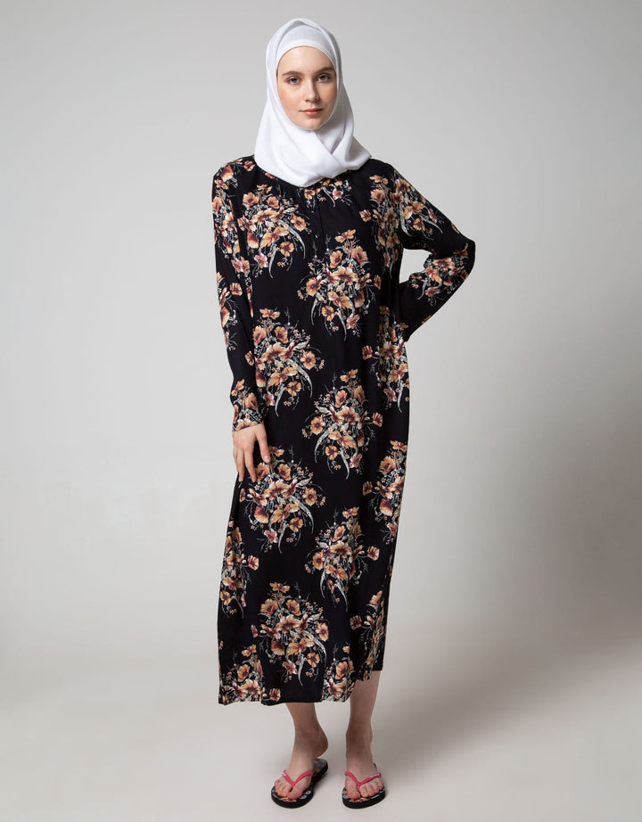 St. Yves Ls Maxi Dress Preserved Beauty