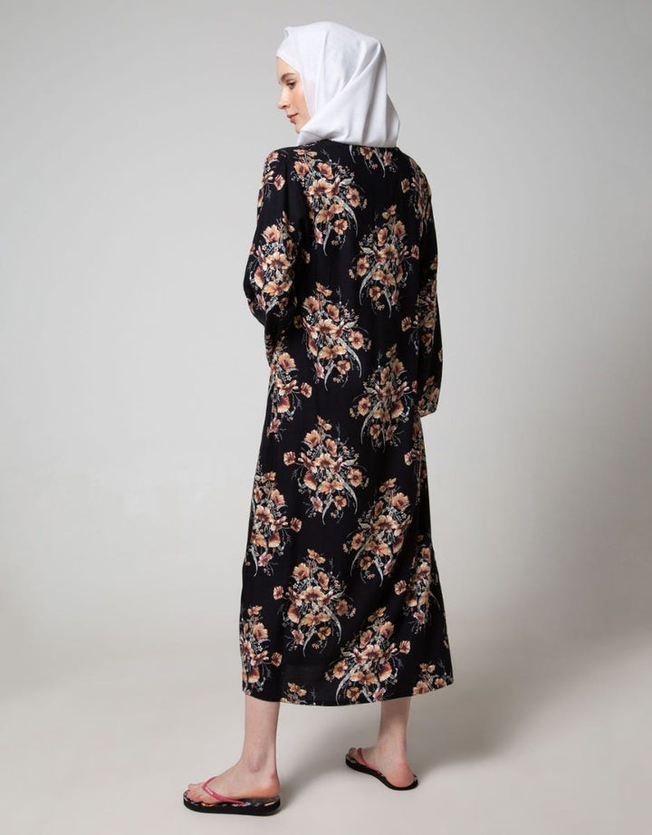 St. Yves Ls Maxi Dress Preserved Beauty