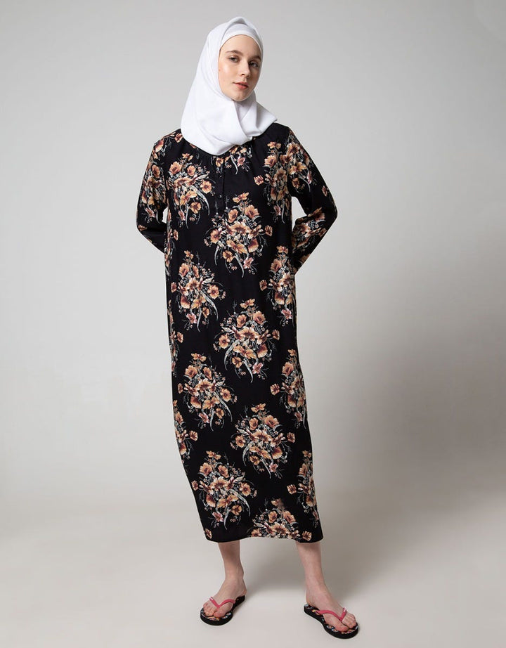 St. Yves Ls Maxi Dress Preserved Beauty