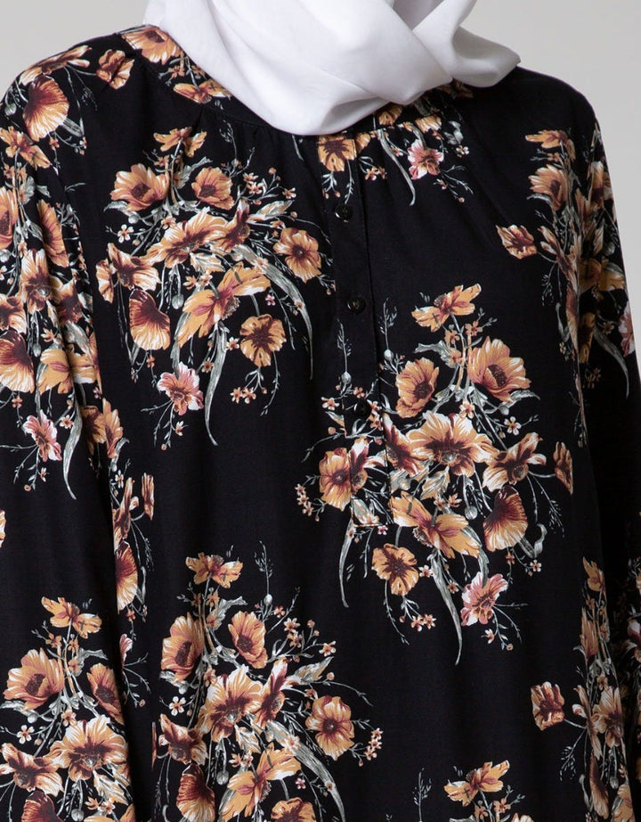 St. Yves Ls Maxi Dress Preserved Beauty