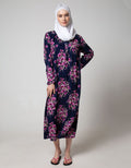 St. Yves Ls Maxi Dress Preserved Beauty