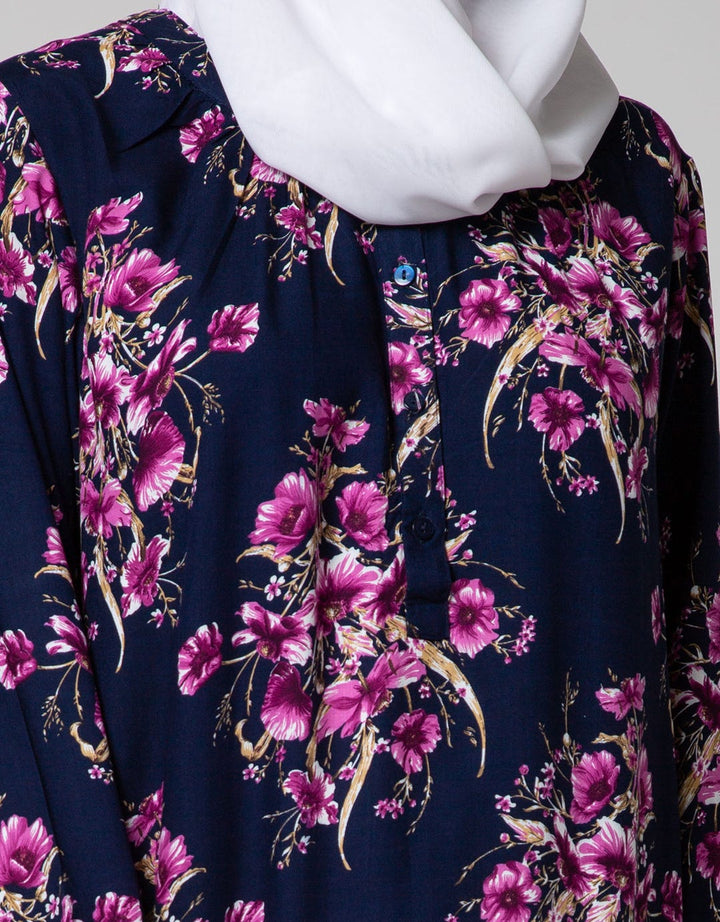St. Yves Ls Maxi Dress Preserved Beauty
