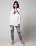 Nevada Long Sleeve SweaT-Shirt Bts With Checks Girls Rule