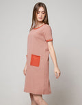 Cardinal Femme Two Pocket Midi Dress