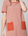 Cardinal Femme Two Pocket Midi Dress