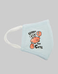 Little M Crab Print Masker Anak Laki-laki