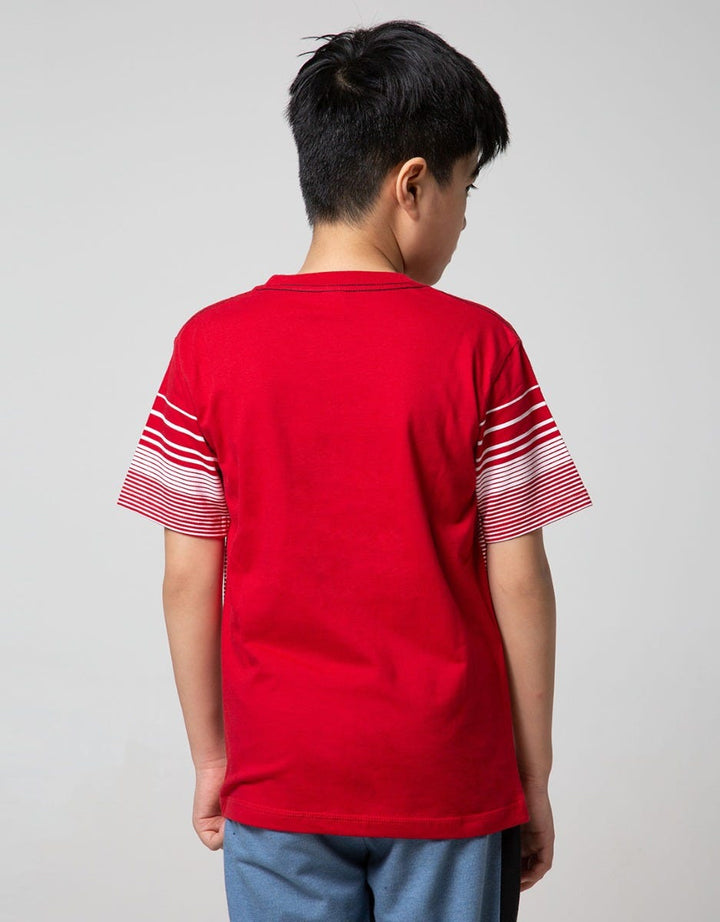 Marvel Avengers Face Iron Kids Short Sleeve T-Shirt