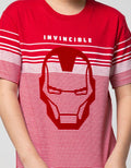 Marvel Avengers Face Iron Kids Short Sleeve T-Shirt