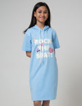 Nevada Kids Short Sleeve Midi Dress Hoodie Rock Beats Gasrock