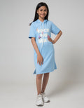 Nevada Kids Short Sleeve Midi Dress Hoodie Rock Beats Gasrock