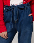 Nevada Kids Capri Pants Denim Pinggang Pita