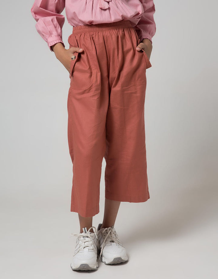 Nevada Kids Capri Pants Button On Pocket