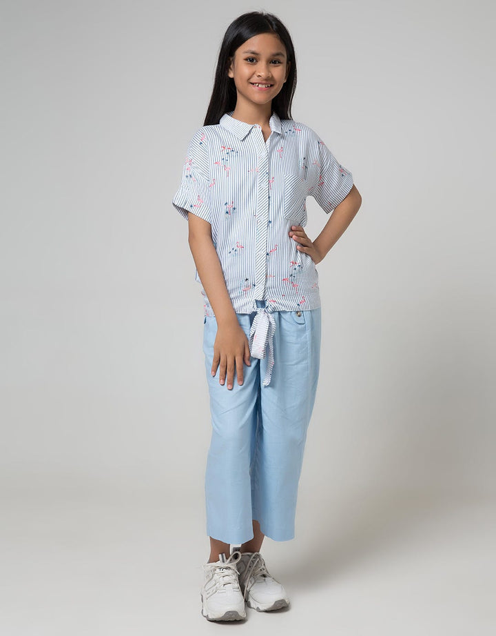 Nevada Capri Pants Plain