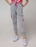 Nevada Kids Jogger Knit Misty Side Tape Pink