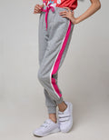 Nevada Kids Jogger Knit Misty Side Tape Pink